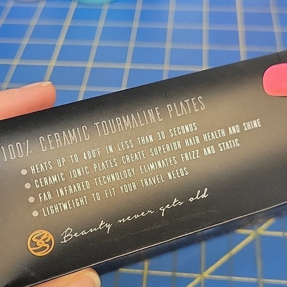 Pro Cabello Hot Pink Mini Styler Ceramic Tourmaline Plates New Sealed Box